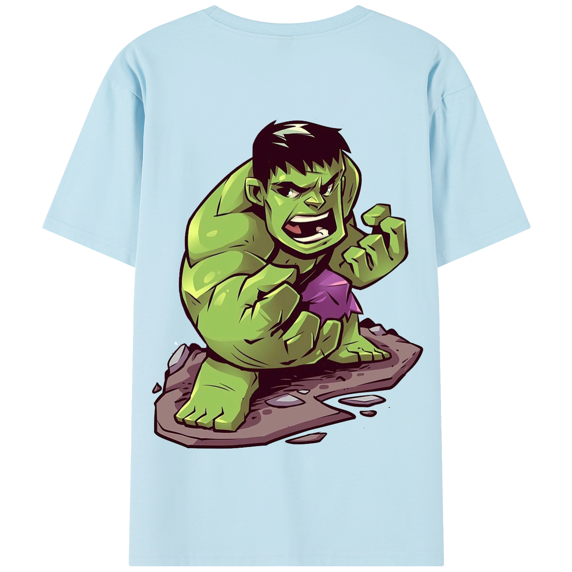 （画像用） アベンジャーズ The Avengers 綿100％半袖Tシャツ（背面プリント）